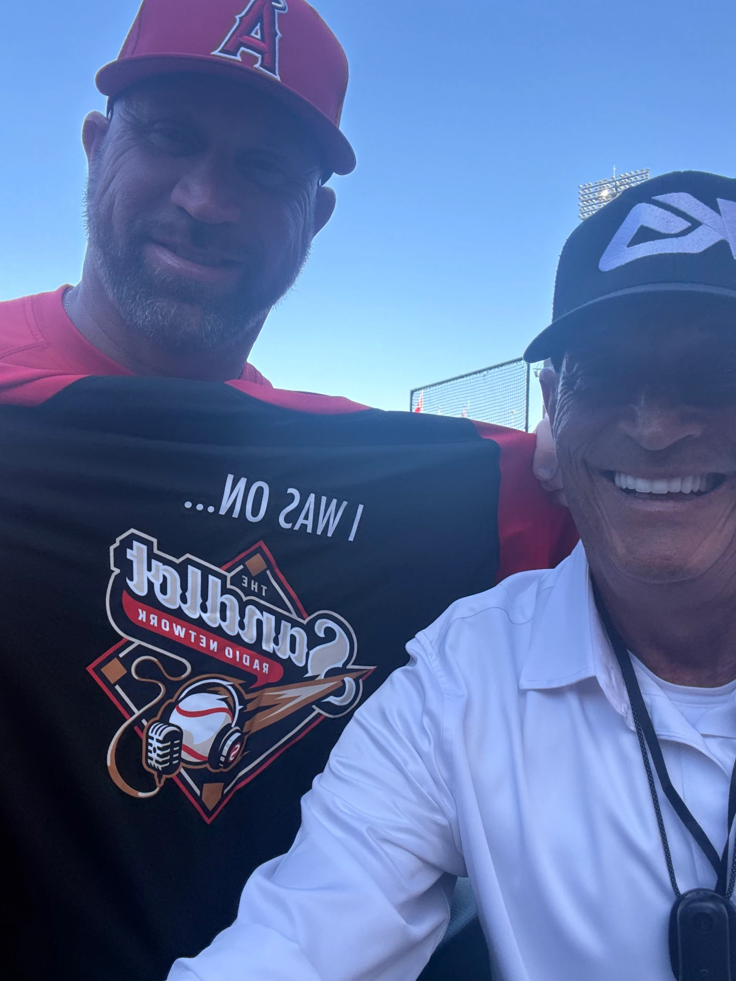 Angels Bull Pen Coach Mike Wertz