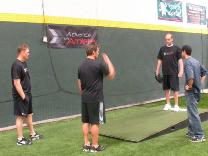 Dave Veres, Mike Timlin, Kirt Rueter at Sandlot HR