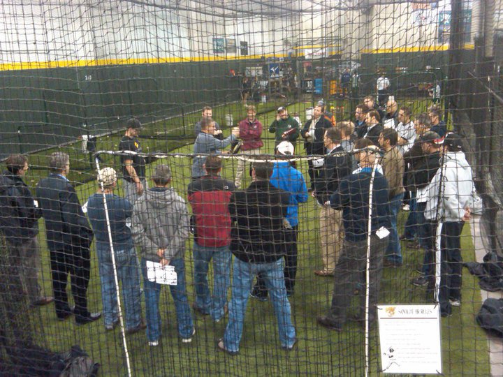 Coaches clinic at Sandlot HR