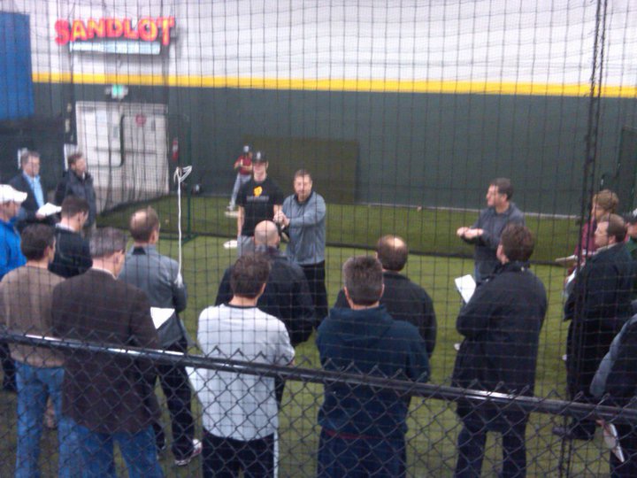 Coaches clinic at Sandlot HR