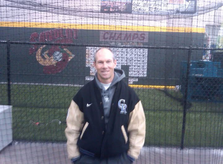 Rockies play-by-play man Drew Goodman at Sandlot HR