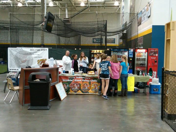 Sandlot event booth