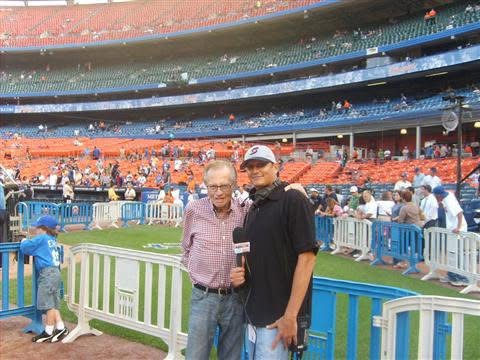 Radio Legend Larry King at Shea