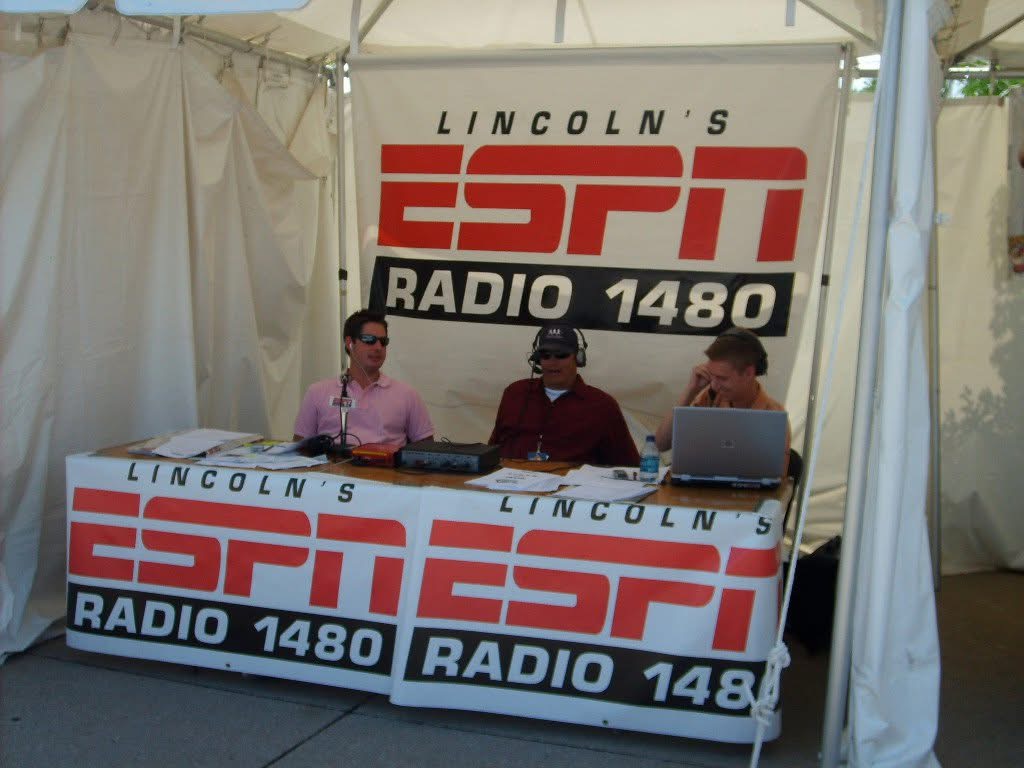 Live show on ESPN at the CWS