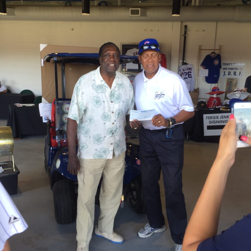 Two Hall of Famers Meadowlark Lemon and Fergie Jenkins